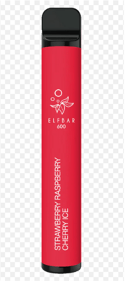 ELFBAR 600 -  Strawberry Raspberry Cherry Ice 20mg