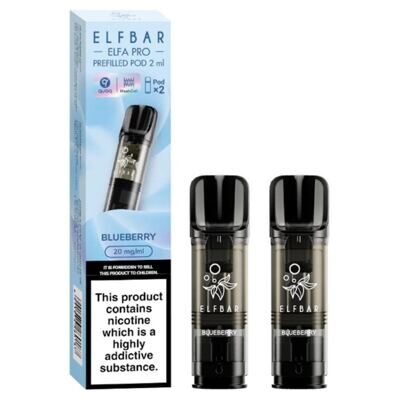 ELFBAR ELFA Kit Pro 2ml Pods 20mg - Blueberry