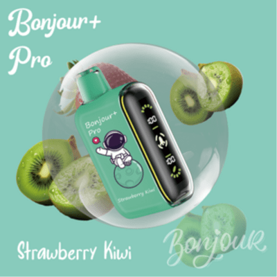 Bonjour+ Pro 15000 Puffs 2% Nic. - Strawberry Kiwi