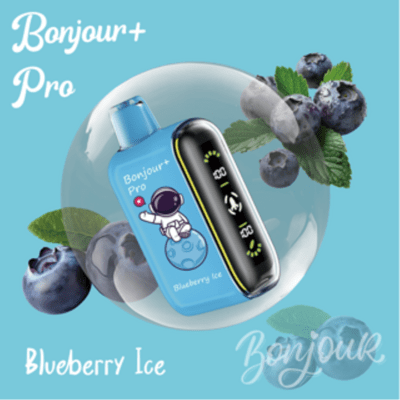 Bonjour+ Pro 15000 Puffs 2% Nic. - Blueberry Ice