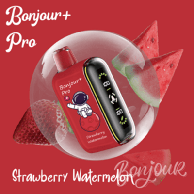 Bonjour+ Pro 15000 Puffs 2% Nic. - Strawberry Watermelon