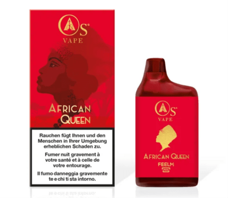 O's Vape African Queen 10000 Puffs 2% Nic.